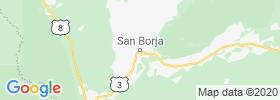 San Borja map